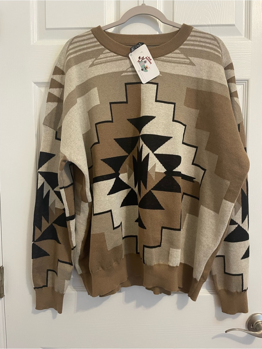 NWT Two Fly Co. Southwestern Aztec Seminole Oversized Sweater Women’s L/XL